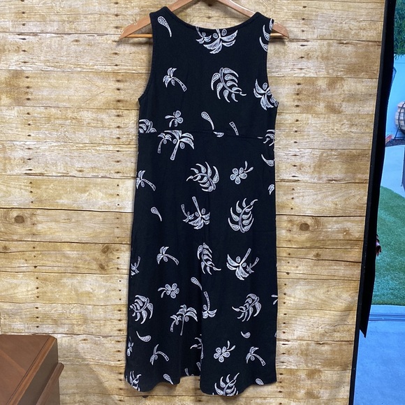 Vintage Jacqueline Studio palm motif shift dress size medium - Picture 10 of 12